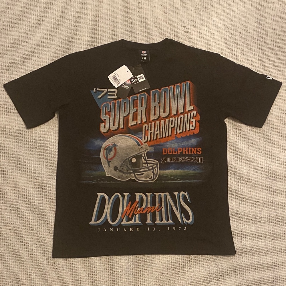 NFL Team Apparel Miami Dolphins Super Bowl VIII Champions Shirt